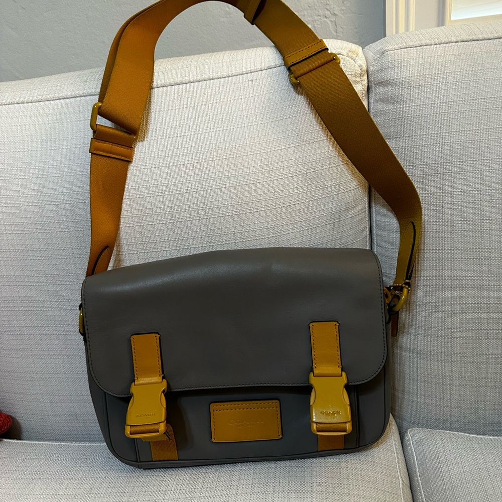 Men’s Coach Track Crossbody Bag